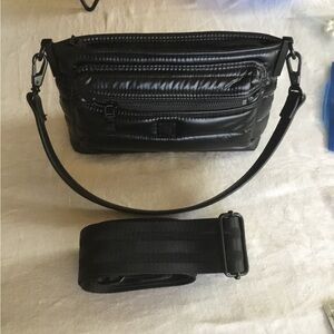 NEW Think Royln Black Crossbody Organizer